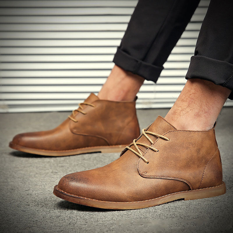 Desert Boots Martin Boots Retro Ankle Boots Worker Boot Military Boots Desert Boots High-Top Shoes