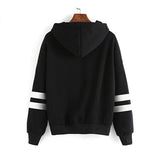 Halloween Costumes Autumn and Winter Pumpkin Print Velvet Padded Hooded Sweatshirt Women