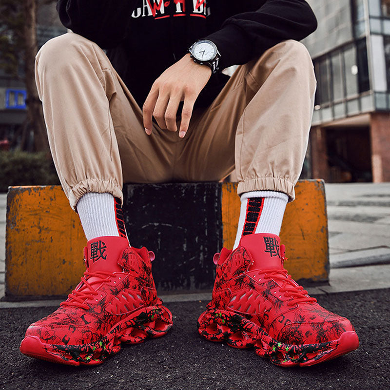 Men's Sneakers,Men Walking Shoes for Jogging,Men Breathable Lightweight Shoes Winter Men Basketball Shoeses High Top Sneakers