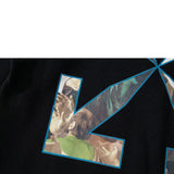 Off White Hoodie With Arrow Print Autumn And Winter Printing Sweater Ow Men'S Women'S Hoodie Thin Large Size Casual Owt