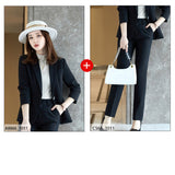 Interview Suit Women Beige Blazer Women Casual Autumn Suit