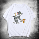 Tom And Jerry T Shirt Cat And Mouse Anime Print