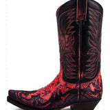 Justin Yellowstone Boots Color Block Embroidery Men'S Boots