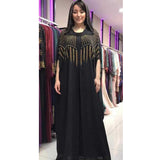 Chiffon Hoodie Loose Dress with African Dashiki Ankara Styles Dress