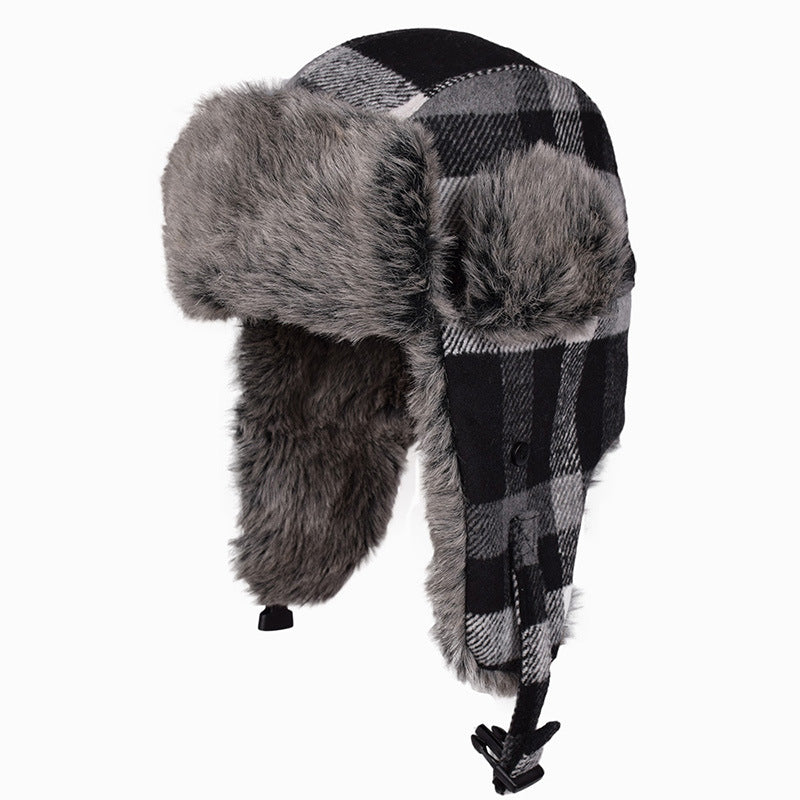 Winter Hats Winter Thickened Velvet Padded Men and Women Outdoor Cycling