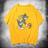 Tom And Jerry T Shirt Cat And Mouse Anime Print