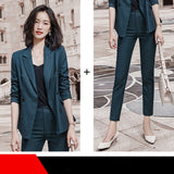 Interview Suit Women Autumn and Winter Suit Formal Wear