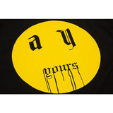 Askyurself T Shirt Sanskrit Letter Smiley Face Printing Loose Couple VTG