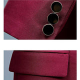 Black Tie Attire Suit Slim Business Dress