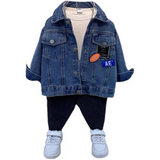 Toddler Boys Jackets Children's Denim Jacket Boys Spring and Autumn