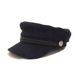 Captains Hat Retro Navy Hat Autumn and Winter Men's and Women's Peaked Cap