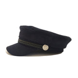 Captains Hat Retro Navy Hat Autumn and Winter Men's and Women's Peaked Cap