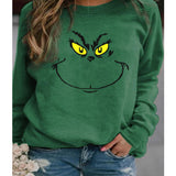 Men and Women Grinch Sweater Christmas Casual Sweatshirt