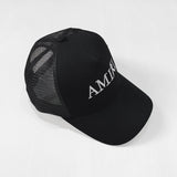 Amiri Hat Peaked Cap Sunshade Beach Casual Hat Adjustable Metal Lock Baseball Cap