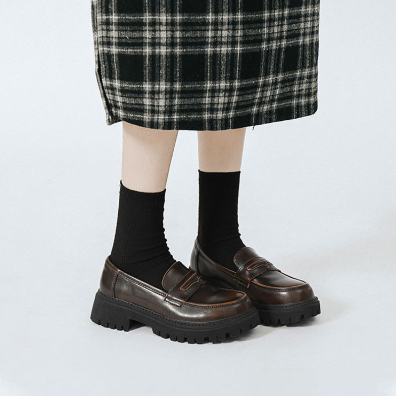 Mary Jane Shoes Leather Shoes Jk Uniform Shoes