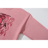 Men Sweater Cartoon Anime Print Knitwear Men 'S Pullover