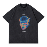Skull T Shirt Skull Print Short Sleeve T-shirt