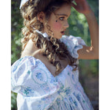 Coachella Music Festival Outfits Short Sleeve Women's Dress Backless Princess Dress