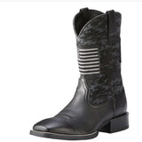 Western Shoes Short Embroidered Men's Boots