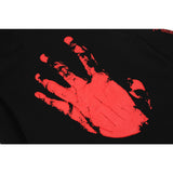 Kanye West Sunday Service Hoodie Palm Print Hoodie Fleece-Lined