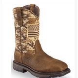 Western Shoes Short Embroidered Men's Boots