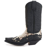 Justin Yellowstone Boots Color Block Embroidery Men'S Boots