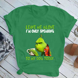 Men and Women Grinch Shirt Christmas Short Sleeve