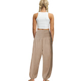 Coachella Music Festival Outfits Women's Casual Loose Bloomers Sports Trousers