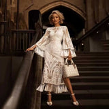 Lady Gaga Dress Embroidered Dress Tassel Dress Lace