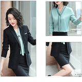 Interview Suit Women Fall Winter Fashion Work Suit