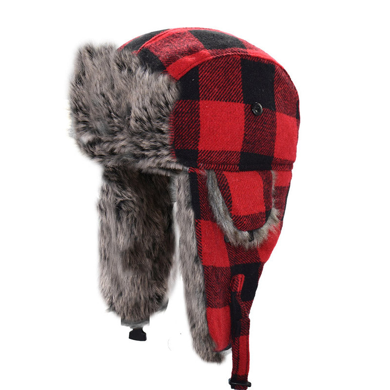 Winter Hats Winter Thickened Velvet Padded Men and Women Outdoor Cycling