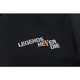Vlone Hoodie Men'S Personality Hooded Plus Size Retro Sports Sweater Jacket