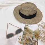 Straw Hat Hat Female Spring and Summer Straw Hat Beach Hat