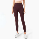 Sweat Wicking Pants Skinny Peach Hip High Waist Nude Feel L Yoga Pants