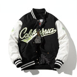 Varsity Jacket Flight Suit Colorblock Hood Baseball Uniform
