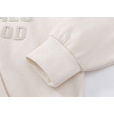 Kanye West Sunday Service Hoodie Autumn And Winter Fog Three-Dimensional Printing Flocking Brushed Hoody