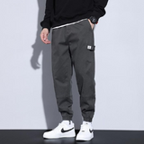Cuffed Cargo Pants Men's Casual Pants Autumn Loose Autumn and Winter