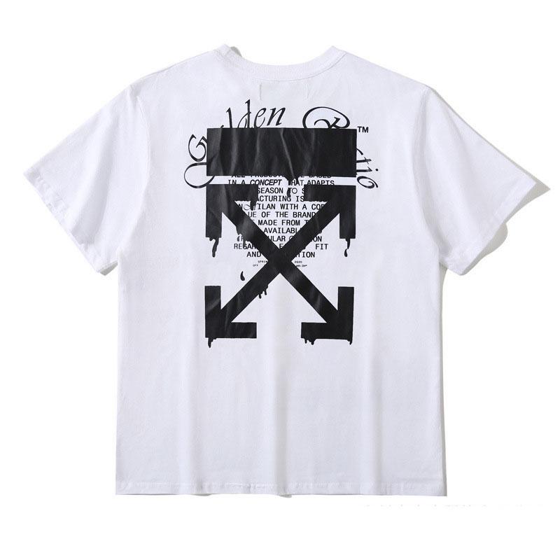 Off White T Shirt Ow Summer Short Sleeve Tshirt Plus Size Casual Men'S Clothing Owt
