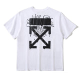 Off White T Shirt Ow Summer Short Sleeve Tshirt Plus Size Casual Men'S Clothing Owt