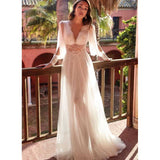 Lady Gaga Dress Lace Gauzy Gown Wedding Dress