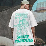 Men T-Shirts Printed Loose Half Sleeve