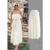 Lady Gaga Dress Strapless Sexy Tube Top Sleeveless Dress