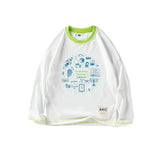 Children Long Sleeve Shirts Fall Babies' Long Sleeve T-shirt 100% Cotton Coat
