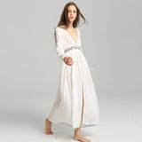 Beth Dutton Bohemian Dress Spring Dress Embroidered Split Dress