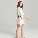 Beth Dutton Bohemian Dress V-neck Waist Trimming Short Dress