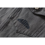 Man Fall Outfis Autumn Jacket Men & Women Trendy Loose Couple Denim Jacket