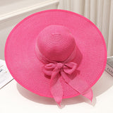 Big Hats Straw Hat Summer Beach Hat Sun Hat Sun Protection Women's Sun Hat