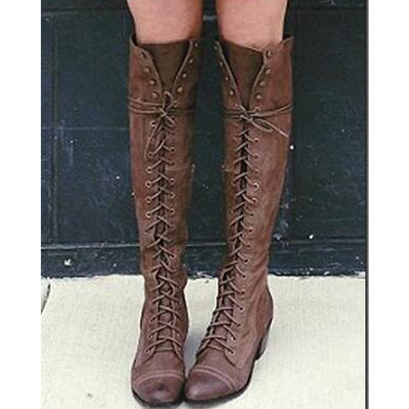 Beth Dutton Shoes Women's Long Boots High Leather Boots