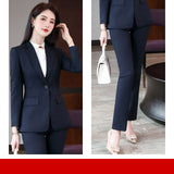 Interview Suit Women's Jacket Women's Slim Mid-Length
