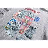 Mens Graphic Hoodies Men's Clothing Autumn New Reported Printed Hoodie Men's